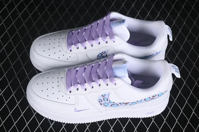 All categories Nk Air Force 1 Air Force series Nk Air Force 1 Low Air Force low-top Nike Air Force 1'07 Low "Ice Blue Leopard Shadow" Hand-painted graffiti Ice Blue Leopard Shadow Air Force 1 low-top casual sneakers FB8971-008